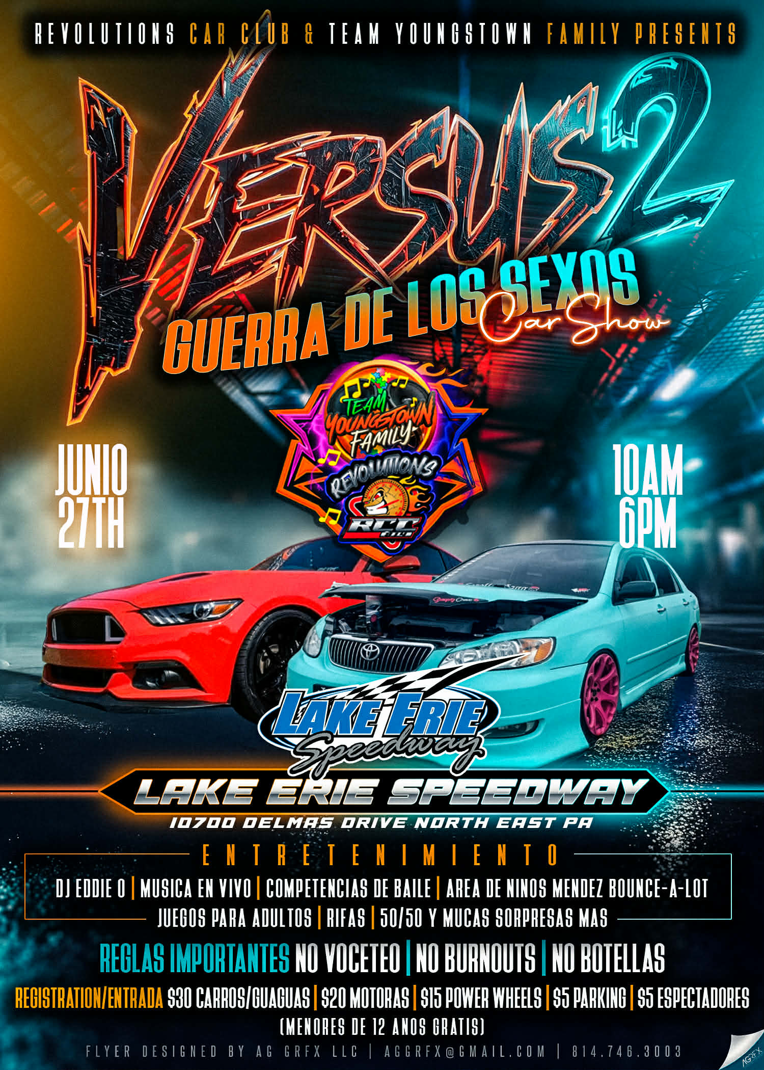 VERSUS 2 – BATTLE OF THE SEXES – Lake Erie Speedway